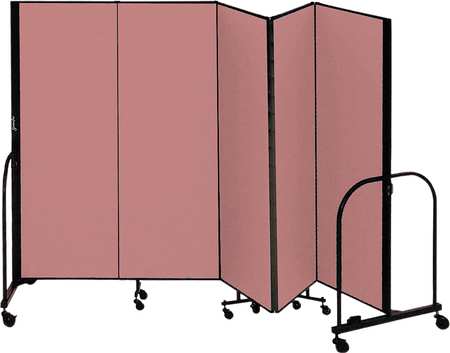 Partition,9 Ft 5 In W X 4 Ft H,mauve (1