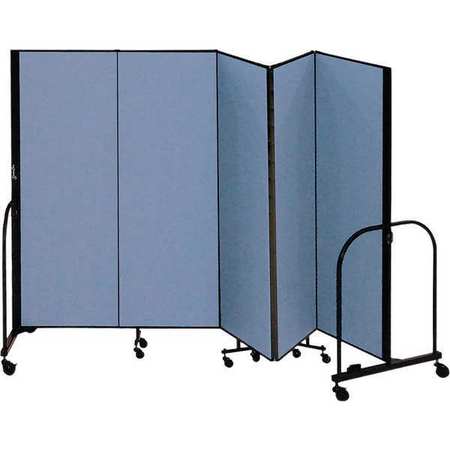 Partition,9 Ft 5 In W X 4 Ft H,blue (1 U