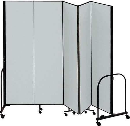 Partition,9 Ft 5 In W X 6 Ft 8 In H,gray