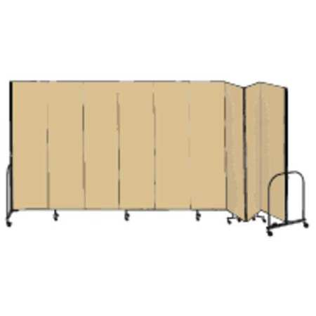 Partition,16 Ft 9 In Wx6 Ft 8 In H,beige