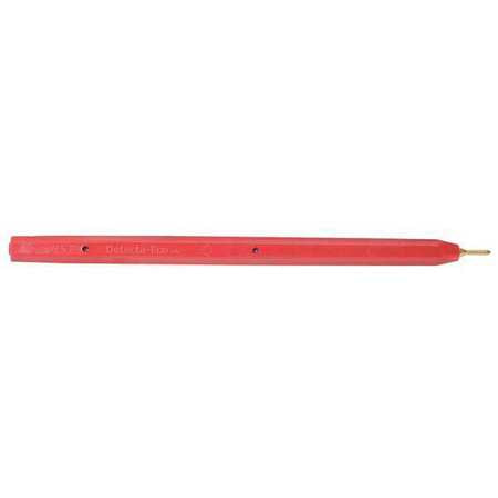 Metal Detectable Stick Pen,red,pk50 (1 U