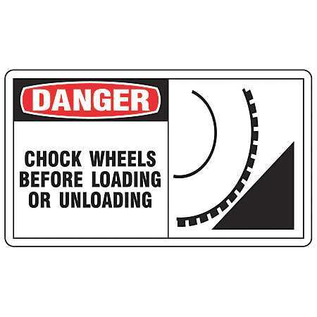 Safety Label,5 In. W,3-1/2 In. H,pk5 (1