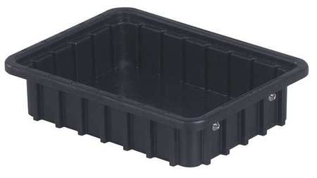 Esd Divider Box,10-7/8 X 2-1/2 In,black