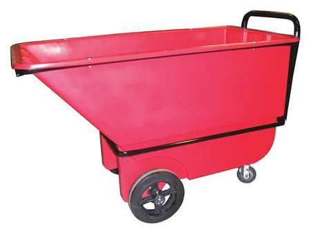 Tilt Truck,hd,1/3 Cu. Yd.,1200 Lb.,red (