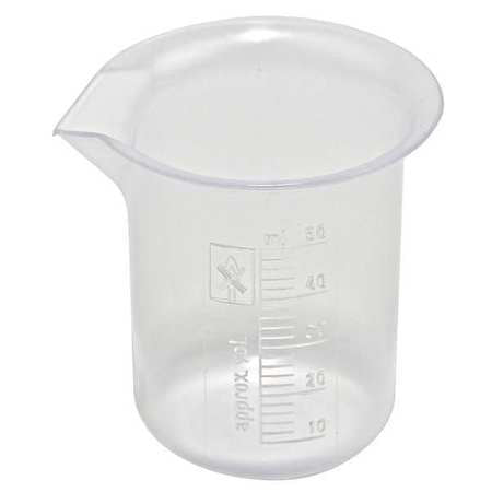 Graduated Low Form Beaker,50ml,pp,pk20 (