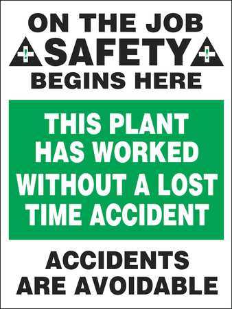 Poster,safety/quality,24x18 In (1 Units