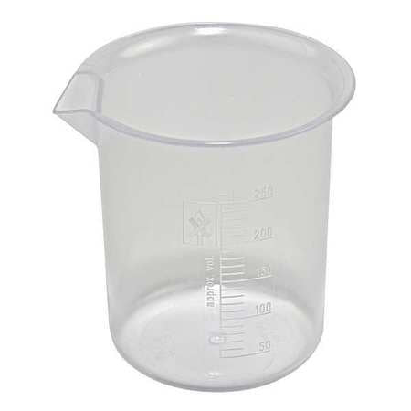 Graduated Low Form Beaker,250ml,pp,pk8 (