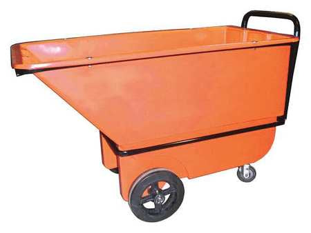 Tilt Truck,hd,1/3 Cu. Yd.,1200 Lb,orange