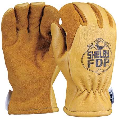 Firefighters Gloves,l,lthr,pr (1 Units I