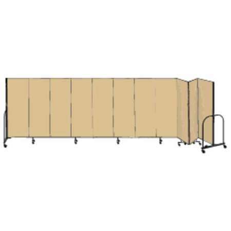 Partition,20 Ft 5 In W X 4 Ft H,beige (1