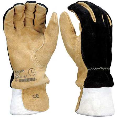 Firefighters Gloves,2xl,pigskin,pr (1 Un