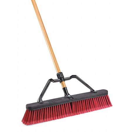 Broom,w/handle And Brace,24" Block (1 Un