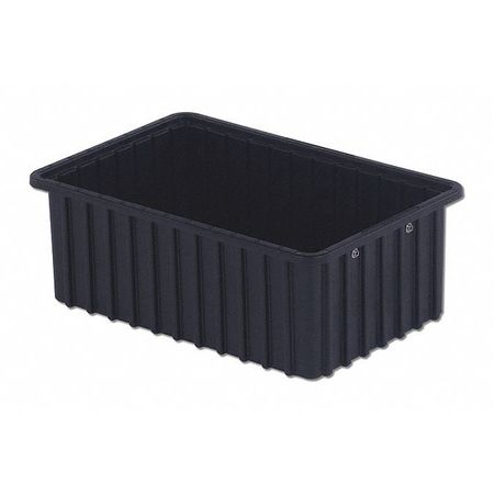 Esd Divider Box,16-1/2 X 11 X 6 In,black