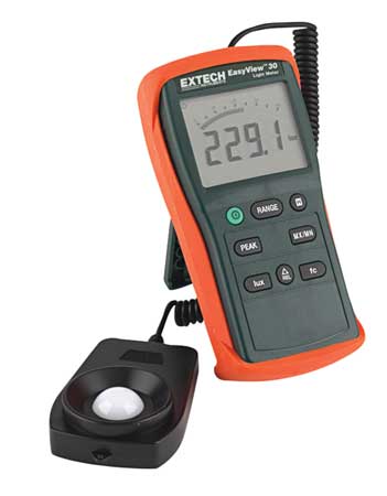 Light Meter,range 0 To 40,000 Fc,nist (1