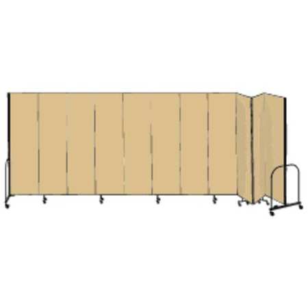 Partition,20 Ft 5 In W X 8 Ft H,beige (1