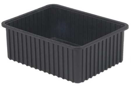 Esd Divider Box,22-7/16 X 6 In,black (1