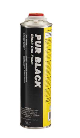 Spray Foam Sealant,32 Oz.,black (1 Units