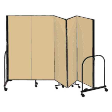 Partition,9 Ft 5 In W X 4 Ft H,beige (1