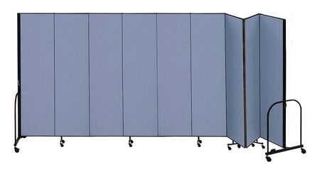 Partition,16 Ft 9 In W X6 Ft 8 In H,blue