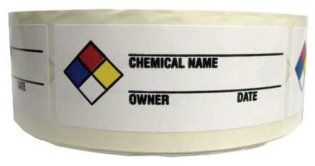 Nfr Label,1-1/2 In. H,paper,pk1000 (1 Un