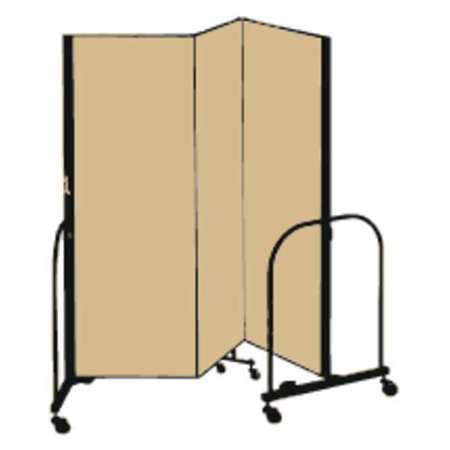 Partition,5 Ft 9 In W X 4 Ft H,beige (1