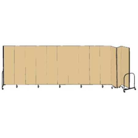 Partition,24 Ft 1 In Wx6 Ft 8 In H,beige