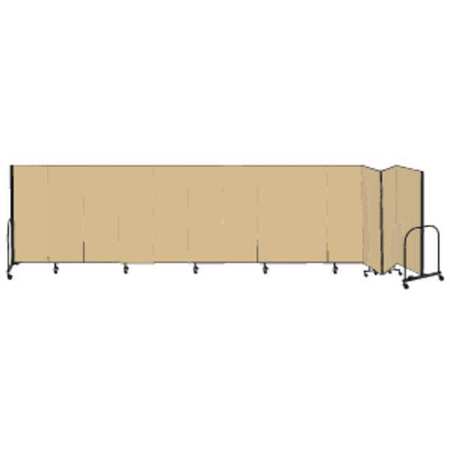 Partition,24 Ft 1 In W X 5 Ft H,beige (1