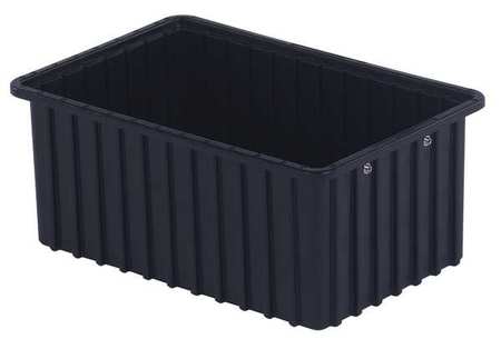 Esd Divider Box,16-1/2 X 11 X 7 In,black