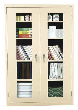 Shelving Cabinet,72" H,46" W,putty (1 Un