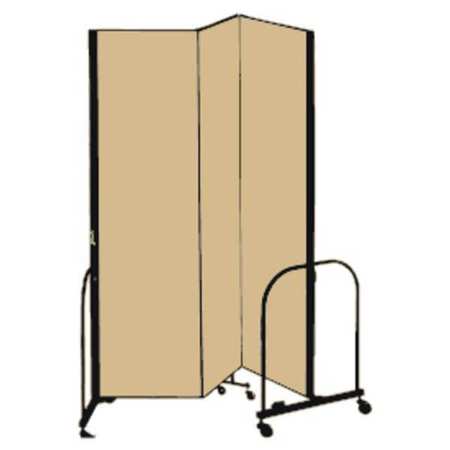 Partition,5 Ft 9 In W X6 Ft 8 In H,beige