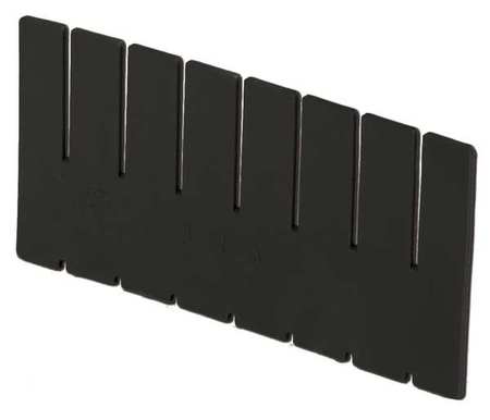 Esd Box Divider,black,9-5/8in.x4-3/8in.