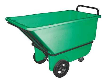 Tilt Truck,hd,1/3 Cu. Yd.,1200 Lb.,green