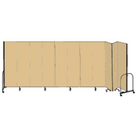 Partition,20 Ft 5 In Wx7 Ft 4 In H,beige