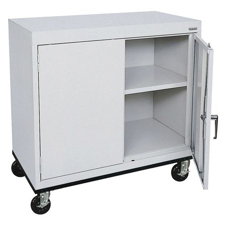 Shelving Cabinet,36" H,36" W,dove Gray (