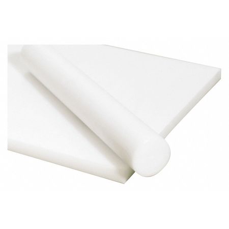 Rod,acetal,white,2-3/4" Dia X 8 Ft. L (1