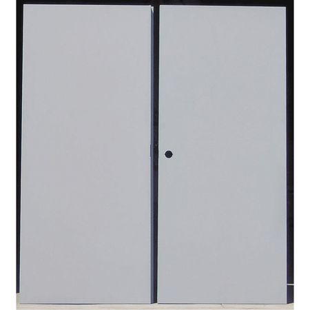 Flush Double Door,type Ce,steel,pk2 (1 U