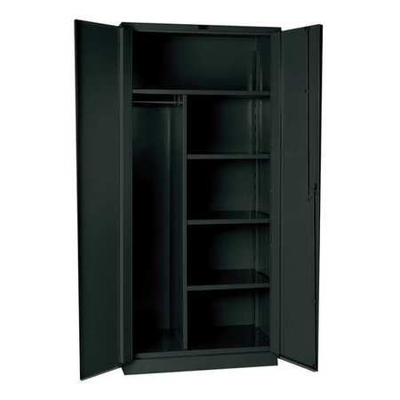 Combo Wardrobe Cab,78"h,60"w,charcoal (1