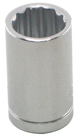 Socket,1/4 In. Dr,4mm,12 Pt. (1 Units In