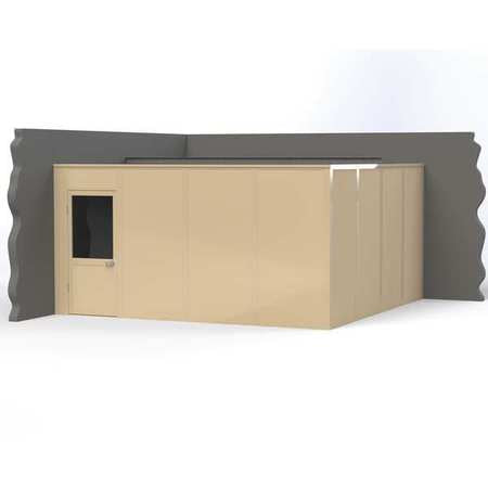 Modular In-plant Office,2wall,16x16 (1 U