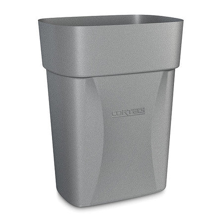 Trash Can,rectangular,gray,3-1/2 Gal. (1