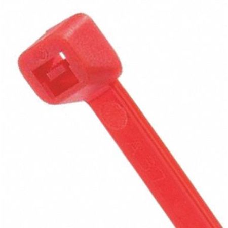 Cable Tie,standard,7.9",red,40lb,pk100 (