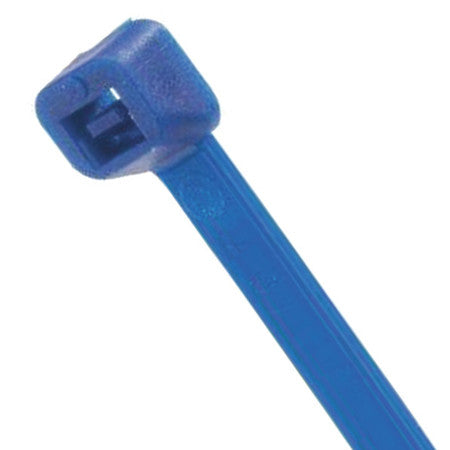 Cable Tie,standard,7.9",blue,40lb,pk100