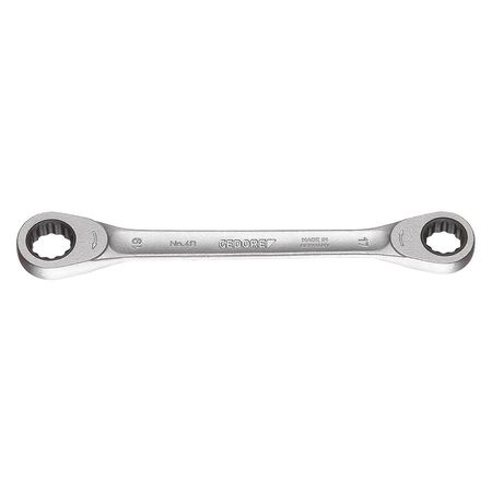 Ratchet Double Box End Wrench,1/2x9/16"