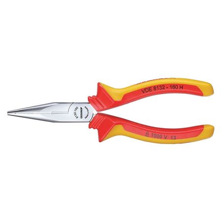 Insulated,needle Nose Pliers,6-1/4" (1 U