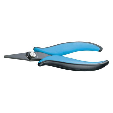 Mini Power Elec Flat Nose Plier,5-1/2" (