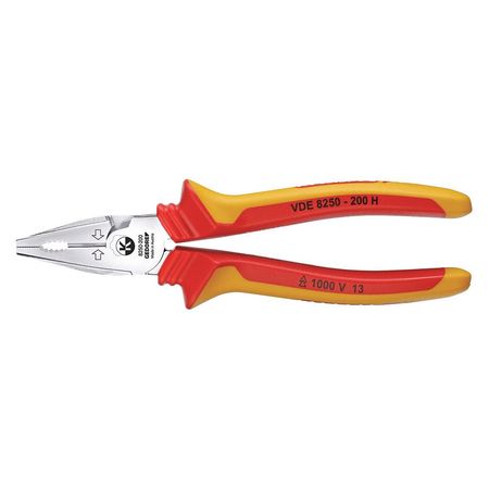 Ins. Power Combination Pliers,7-7/8" (1