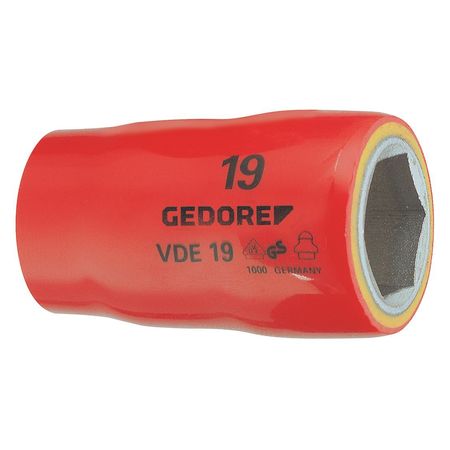 Insulated Socket,1/2",19mm (1 Units In E