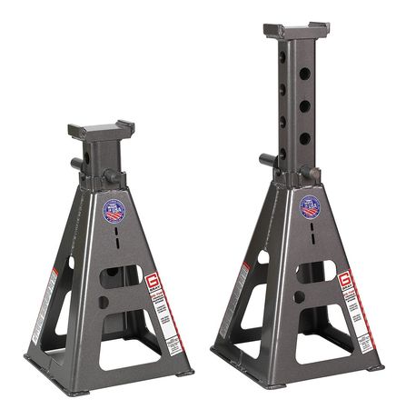 Vehicle Stand,pin Style,25 Tons,tall,pr