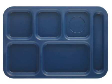 Tray,w/ Compartments,10x14,navy Blue (1