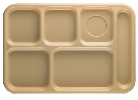 Tray,w/ Compartments,10x14,beige (1 Unit